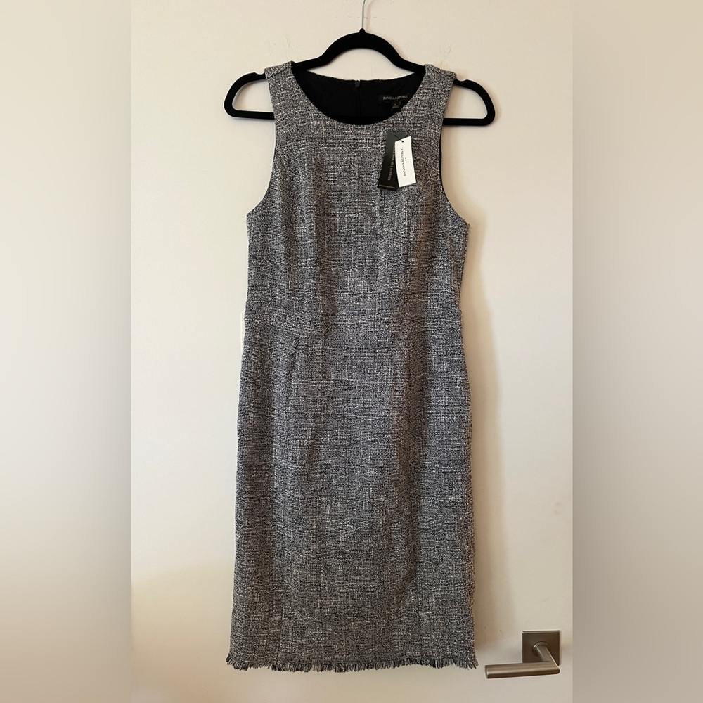 Banana Republic Tweed Shift Dress, Size 6 NWT